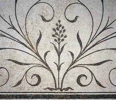 Detail of a floral floor pattern by George II Aitchison